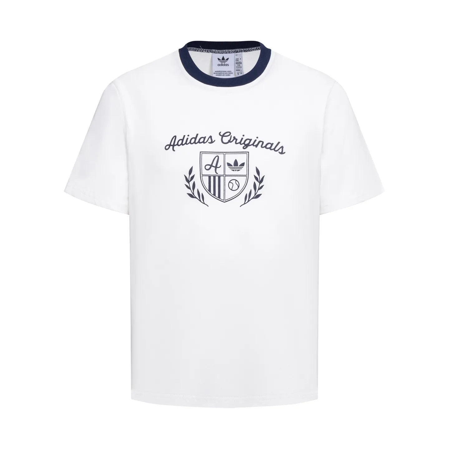 Adidas Clover Song Yuqi Same Style preppy short-sleeved pure cotton material, skin-friendly and breathable, super comfortable to wear in spring and summer! It has a loose fit on the front shoulder and Navy Blue contrasting edges, giving it a full retro college style✨. The embroidered badge on the chest is super delicate and highly recognizable. It goes well with short skirts or straight pants. It can be easily worn in daily casual or campus wear ~ Versatile also reduces age and directly adds a sense of youthful vitality! Style number: A 191# Color: Green White Size: S M L XL XXL